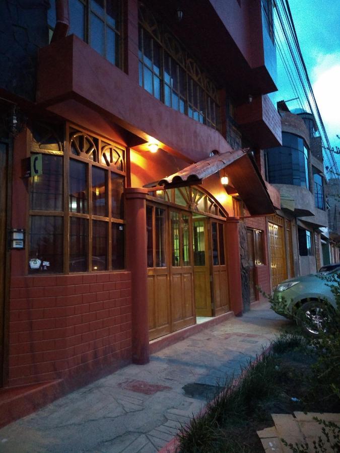 Hostal Vista Al Lago Titicaca Puno Bagian luar foto