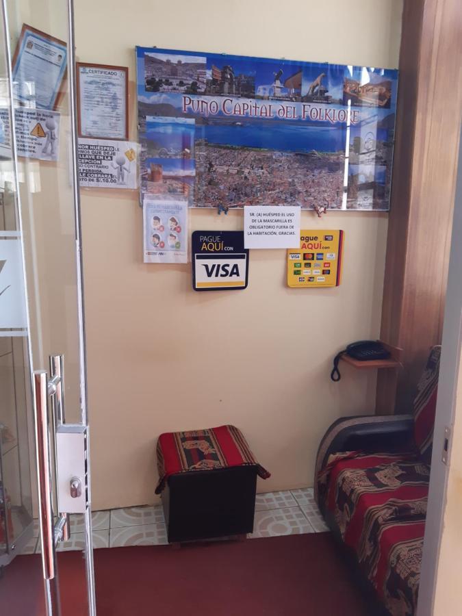 Hostal Vista Al Lago Titicaca Puno Bagian luar foto